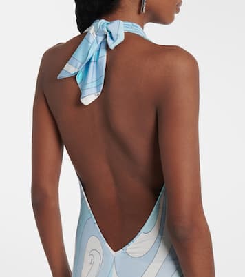 Maxikleid Marmo aus Satin | Pucci