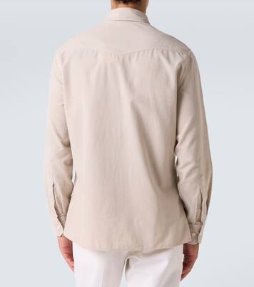 LS cotton shirt  | Brunello Cucinelli