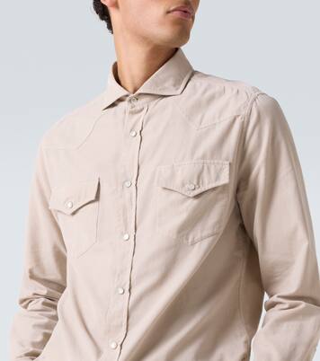 LS cotton shirt  | Brunello Cucinelli