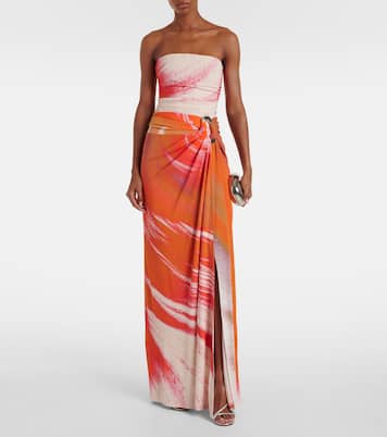 Bedrucktes Maxikleid Emma aus Jersey | Simkhai