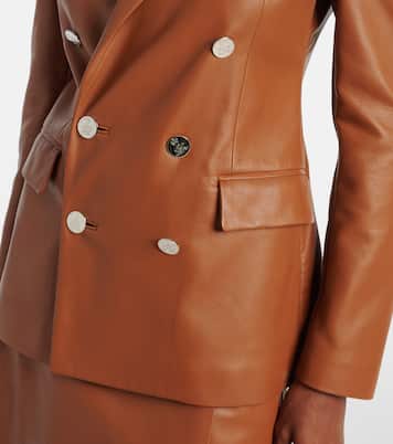 Blazer Camden en cuir | Ralph Lauren Collection