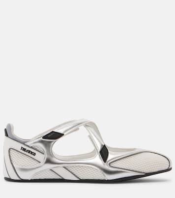 Floor 01 metallic ballet flats | The Attico