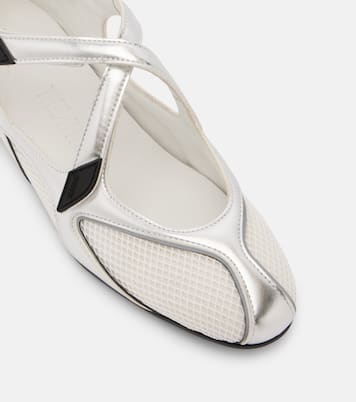 Floor 01 metallic ballet flats | The Attico