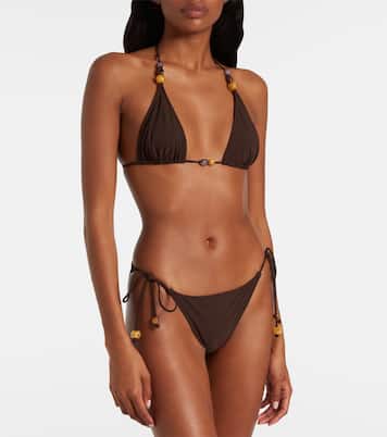 Beaded bikini bottoms | Tory Burch