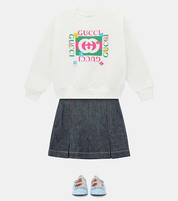 x Euan Roberts – Sweat-shirt en coton à logo | Gucci Kids