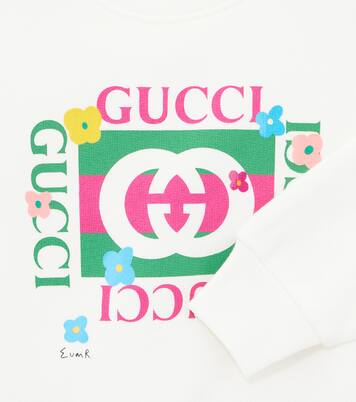 x Euan Roberts – Sweat-shirt en coton à logo | Gucci Kids