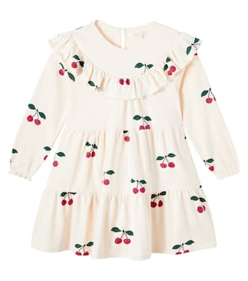 Kleid Mali aus Baumwolle mit Glitter | Konges Sløjd