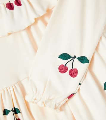 Kleid Mali aus Baumwolle mit Glitter | Konges Sløjd