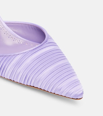 Mules Carolyne 50 aus Satin | Manolo Blahnik