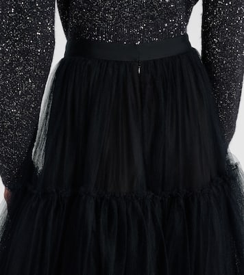 Midirock aus Tüll | Erdem