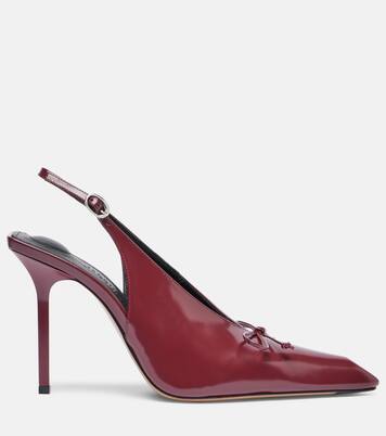 Cubisto 100 leather slingback pumps | Jacquemus