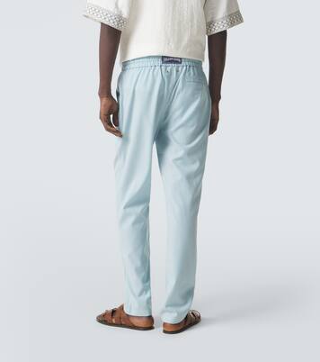 Parc striped wool-blend slim pants | Vilebrequin