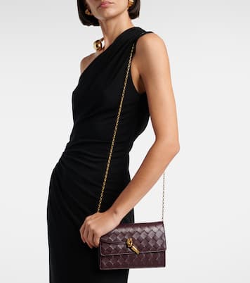 Portefeuille à chaîne Andiamo en cuir Intrecciato  | Bottega Veneta