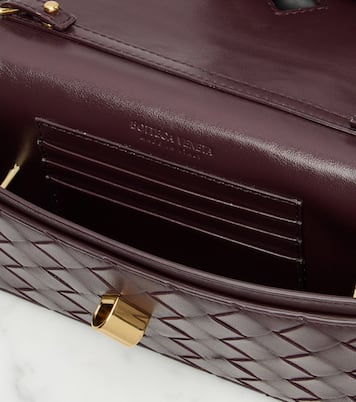 Portefeuille à chaîne Andiamo en cuir Intrecciato  | Bottega Veneta