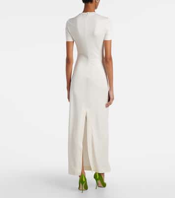 Floral jersey cocktail dress | Oscar de la Renta