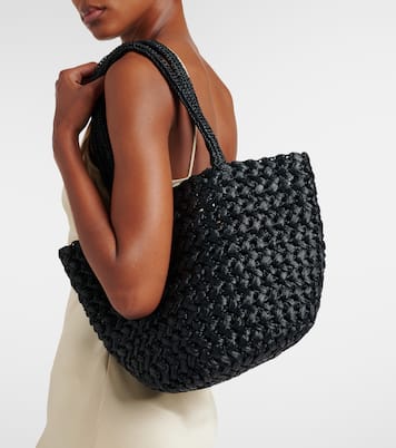 Sac Estelle 2 Medium en raphia | The Row