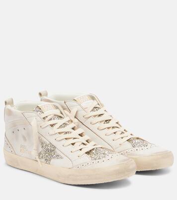 Zapatillas altas Mid Star de ante adornadas | Golden Goose