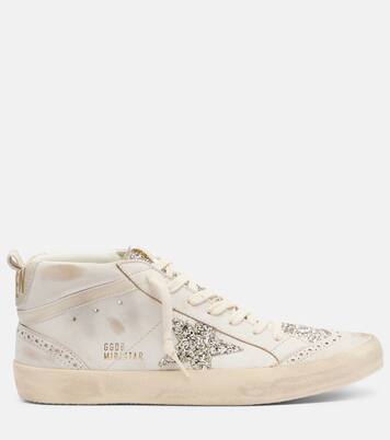 Zapatillas altas Mid Star de ante adornadas | Golden Goose