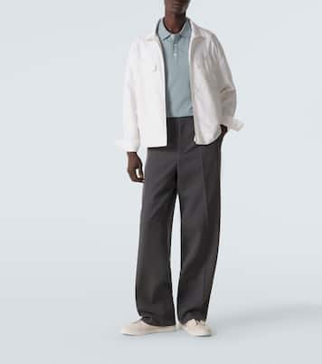 Cotton piqué polo shirt | Canali