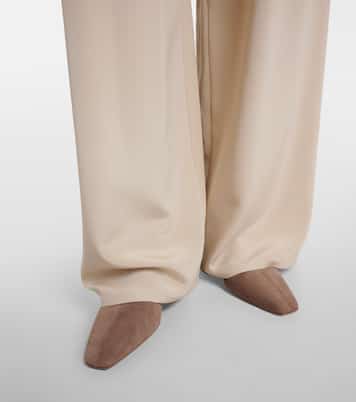 Saint Honoré 35 suede ankle boots | Aquazzura