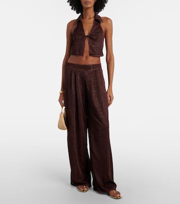 Lumière wide-leg pants | Oséree