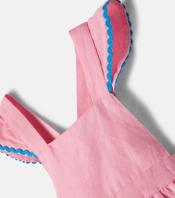 Baby - Abito e culottes in misto lino  | Stella McCartney Kids