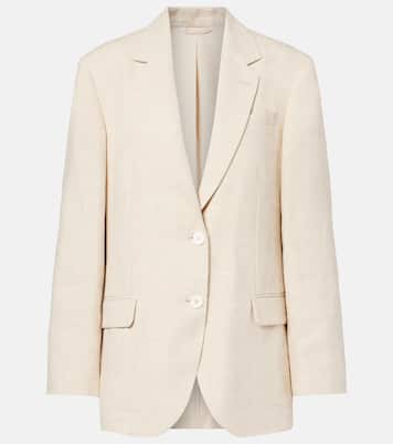 Blazer aus Leinen, Seide und Hanf | Brunello Cucinelli