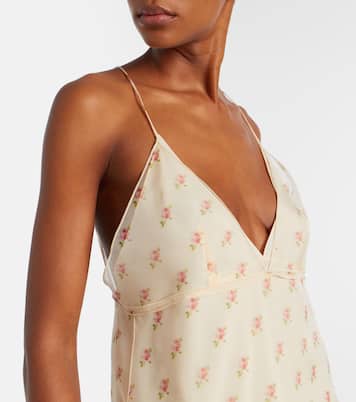 Timy floral silk organza camisole | Khaite