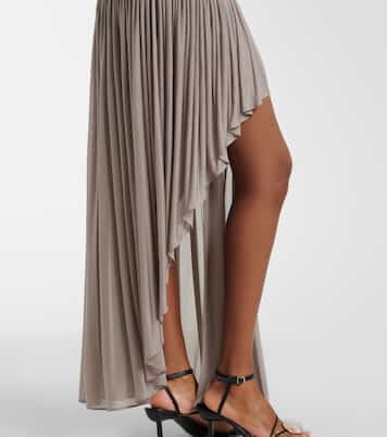 Ruched asymmetric midi dress | Christopher Esber