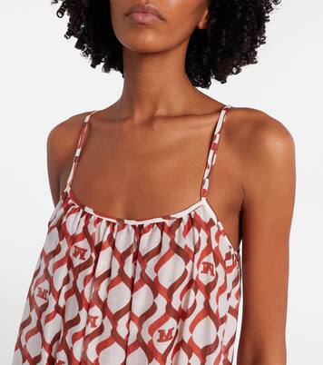 Robe midi Alisso en coton et soie | Max Mara