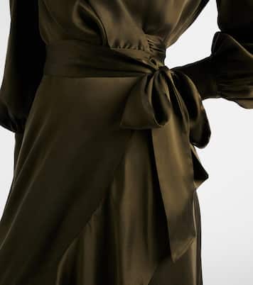 Silk wrap dress | Zimmermann
