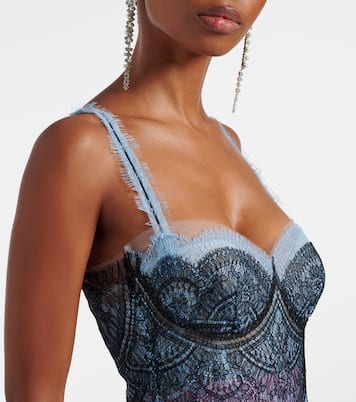 Abito lungo Gallie in pizzo | Costarellos