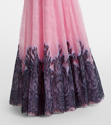 Abito lungo Gallie in pizzo | Costarellos