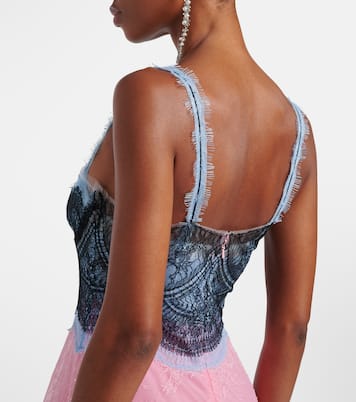 Abito lungo Gallie in pizzo | Costarellos