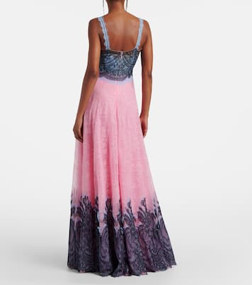 Abito lungo Gallie in pizzo | Costarellos