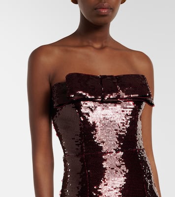 Bustier-Robe Sisu mit Pailletten | The New Arrivals Ilkyaz Ozel