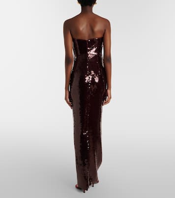 Bustier-Robe Sisu mit Pailletten | The New Arrivals Ilkyaz Ozel