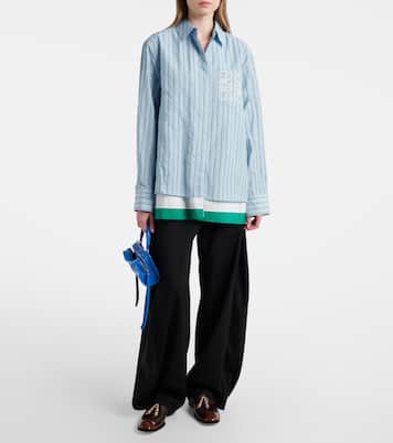 Chemise Anagram en coton mélangé | Loewe