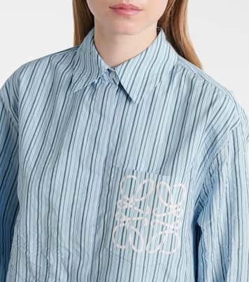 Chemise Anagram en coton mélangé | Loewe