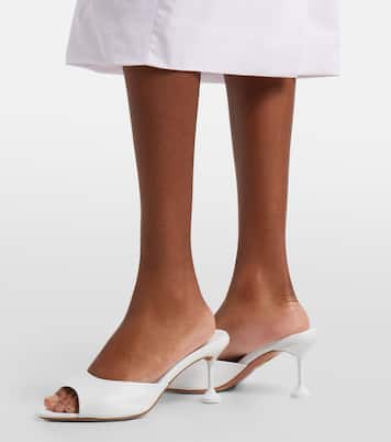 Pantoletten Bisous aus Leder | Aquazzura