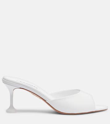 Pantoletten Bisous aus Leder | Aquazzura