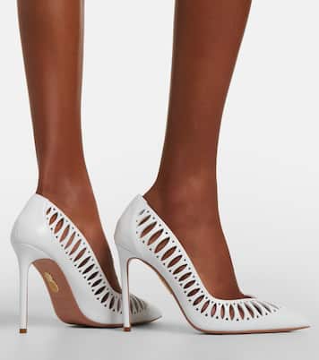 Pumps Gisele aus Leder | Aquazzura