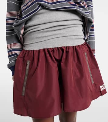 Technical miniskirt | Miu Miu