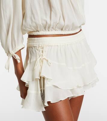 Geisa tiered silk miniskirt | Isabel Marant