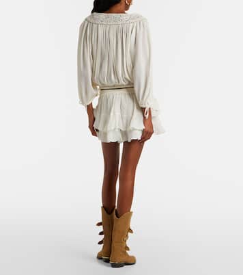 Geisa tiered silk miniskirt | Isabel Marant