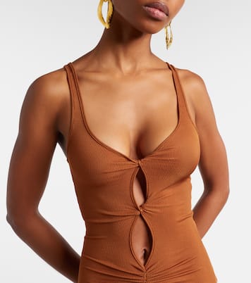 Cutout lace-trimmed gown | Christopher Esber