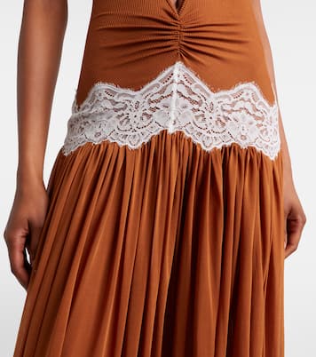 Cutout lace-trimmed gown | Christopher Esber