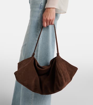 Origami Medium suede shoulder bag | Altuzarra