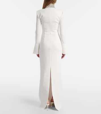 Bridal Melva embellished crêpe gown | Rebecca Vallance