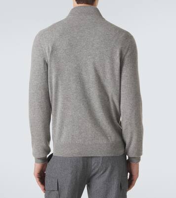 Cashmere half-zip sweater | Brunello Cucinelli